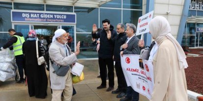 Mardin’de 47 çift dualarla umreye uğurlandı