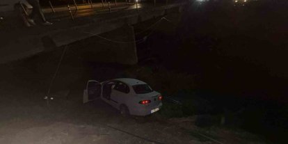 Osmaniye’de otomobil köprüden uçtu: 1 yaralı