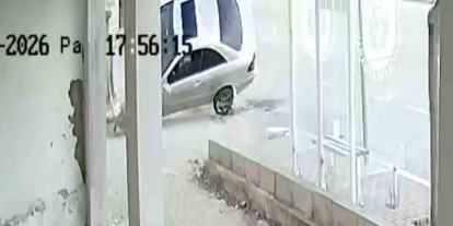 Karaman’da otomobilin takla attığı anlar kameraya yansıdı