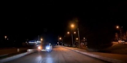 Karabük’te ters yön tehlikesi kamerada