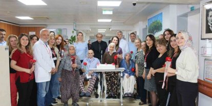 Yaşlılar haftasında palyatif servis hastalarına moral ziyareti