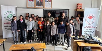 Gölbaşı’nda öğrencilere doğa koruma eğitimi verildi