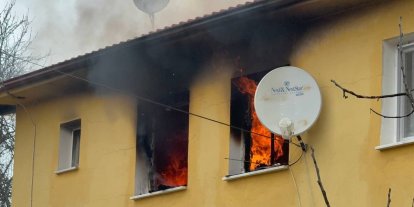 Bartın’da afet konutlarında çıkan yangın paniğe neden oldu