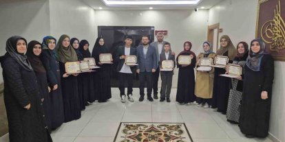 Sivas’ta 10 öğrenciye hafızlık belgesi verildi
