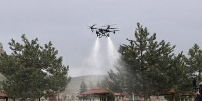 Sivas’ta keneye karşı havadan karadan mücadele