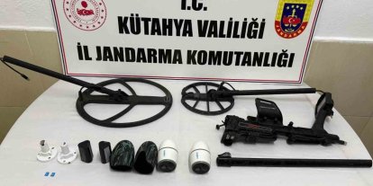 Kütahya’da kaçak kazı operasyonu, 2 şüpheli hakkında soruşturma