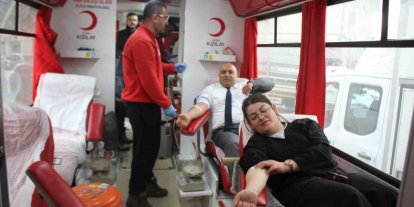 Malazgirt’te kan bağışı kampanyasına yoğun ilgi