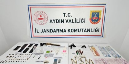 Söke’de tarihi eser ve uyuşturucu operasyonu