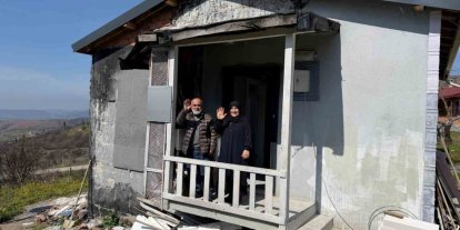 Yangında evleri küle dönmüştü: Aktekin çiftinin sıcak yuvası yeniden kuruldu