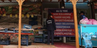 Gaziantep’te tarihi geçmiş ürün satılan 2 iş yerine kapatma cezası