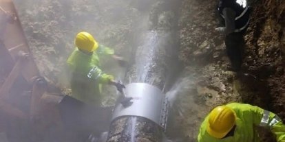 Hızlı müdahale su kesintisini önledi