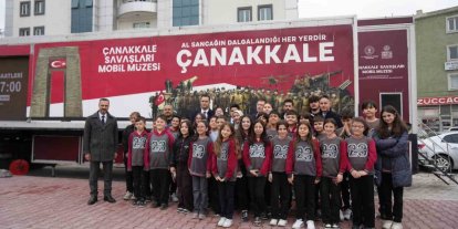 Çanakkale ruhunu taşıyan mobil müze tırı Niğde’de ziyarete açıldı
