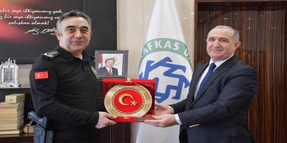 Kars İl Emniyet Müdürü Tombul’dan Rektör Kapu’ya Ziyaret