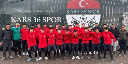 Kars 36 Spor U16 Takımı Türkiye Şampiyonası için Bingöl yolunda