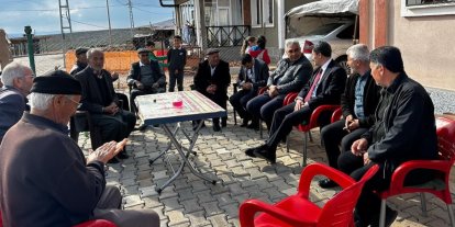 Kaymakam Aslan, köy evlerine yerleşen vatandaşları ziyaret etti