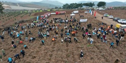 Manisa’da Orman Haftası’nda binlerce fidan toprakla buluştu