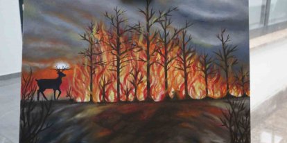 Diyarbakır’da "Gelecek, Köklerde Saklı" resim sergisi açıldı