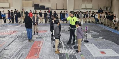 Digor’da Öğrencilere Uygulamalı Trafik Eğitimi