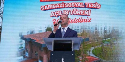 Sancaktepe’de Sarıgazi Sosyal Tesisi hizmete açıldı