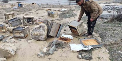 Hakkari’de selde 150 kovan zarar gördü