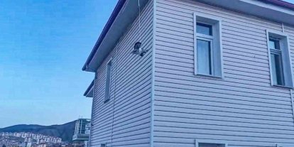 Çorum’da ipe takılan güvercini itfaiye kurtardı