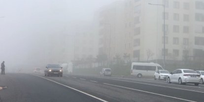 Şanlıurfa’da yoğun sis etkili oldu