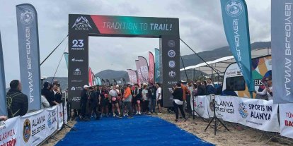 23 ülkeden 820 sporcu Alanya Ultra Trail için start aldı