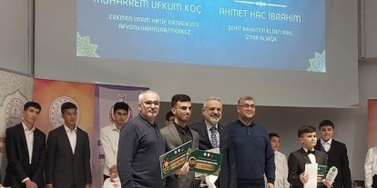 Kur’an-ı Kerim’i güzel okuma yarışmasında Ege Bölge Birincisi Aliağa’dan