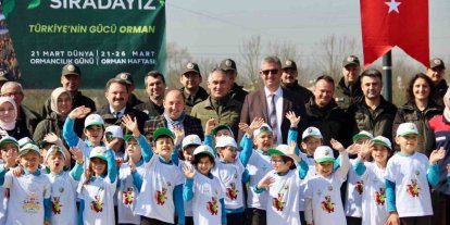 Düzce’de yüzlerce fidan toprakla buluştu