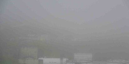 Trabzon’da hava ulaşımına sis engeli