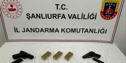 Şanlıurfa’da ruhsatsız silah operasyonu:2 gözaltı