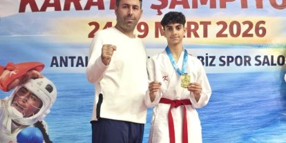 Elazığlı sporcudan karatede birincilik