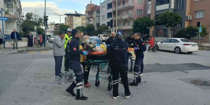 Otomobil ile motosiklet çarpıştı: 2 yaralı