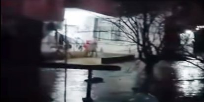 Şırnak’ta şiddetli yağış: Köy yolları göle döndü