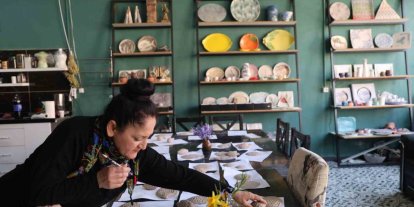 Tescilli Kozan portakalı yükümlülerin elinde sanata dönüştü