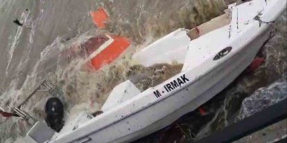 Gemlik ve Kumla’yı lodos vurdu, çok sayıda tekne battı