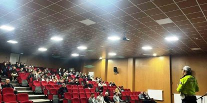 Hisarcık’ta idareci ve öğretmenlere "Genel Trafik Kuralları" eğitimi