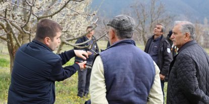 Bilecik’te üreticilere gübreleme ve budama kursu