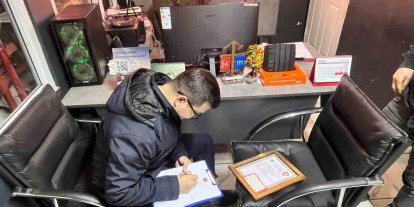 Küçük Sanayi Sitesi’nde 9 işyerinin ruhsatsız olduğu anlaşıldı