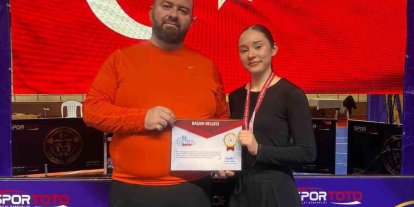 Bilecikli sporcu Türkiye ikincisi oldu