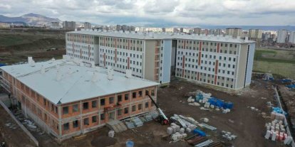 ERÜ kampüsünde yapılan yurtlar son aşamada