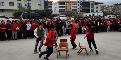 Sarıgöl’ün en büyük ilkokulunda Nevruz kutlandı
