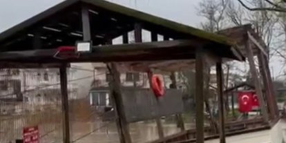 Şile’de sağanak su baskınlarına neden oldu