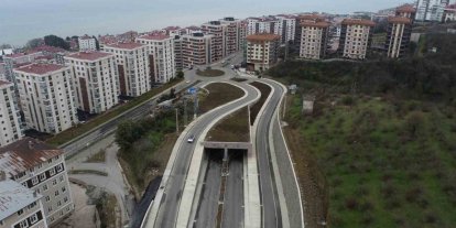 Pulathane Bulvarı’nda yol yapım çalışmaları sürüyor