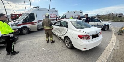 Arsuz’da trafik kazası: 1 yaralı