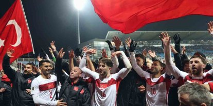 Dünya Kupası’na katılmayı hak eden Milliler, stattan ayrıldı