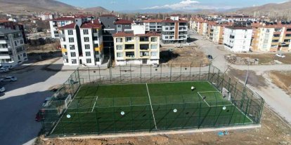 Çiğilli Mahallesi Halı Sahası hizmete sunuldu