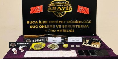 İzmir’de uyuşturucu operasyonunda 5 şüpheli yakalandı