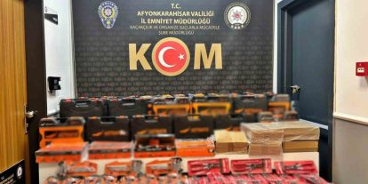 Kaçak hırdavat malzemeleri ele geçirildi