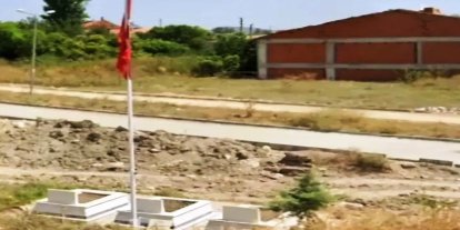 Emet’te inşaat ve yol arasında kalan şehit mezarları nakledildi